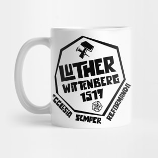 Martin Luther. 95 theses of the reformation of the church. Mug